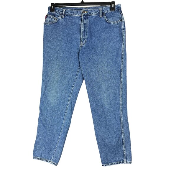 Bugle Boy Jeans Mens 38W 30L Blue Denim Relaxed Fit 100% Cotton Vintage Style - Picture 1 of 14